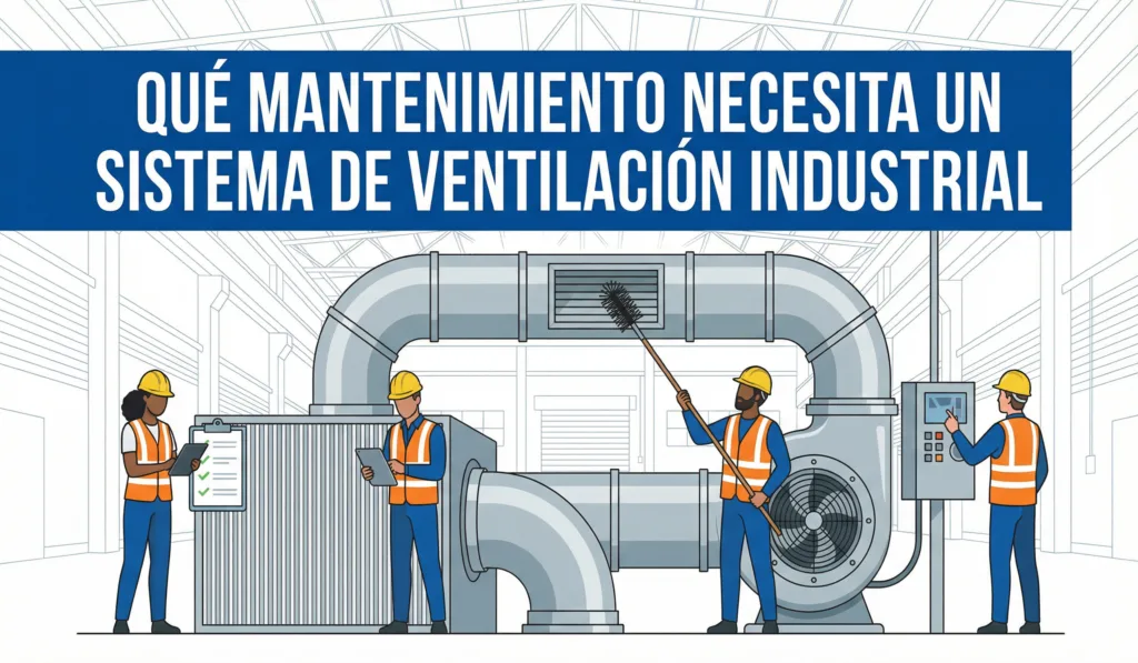 Qué mantenimiento necesita un sistema de ventilación industrial